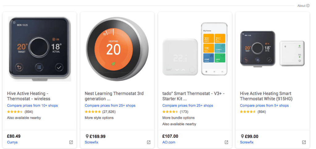 Screenshot 2020 12 01 A Smart Thermostat Google Shopping